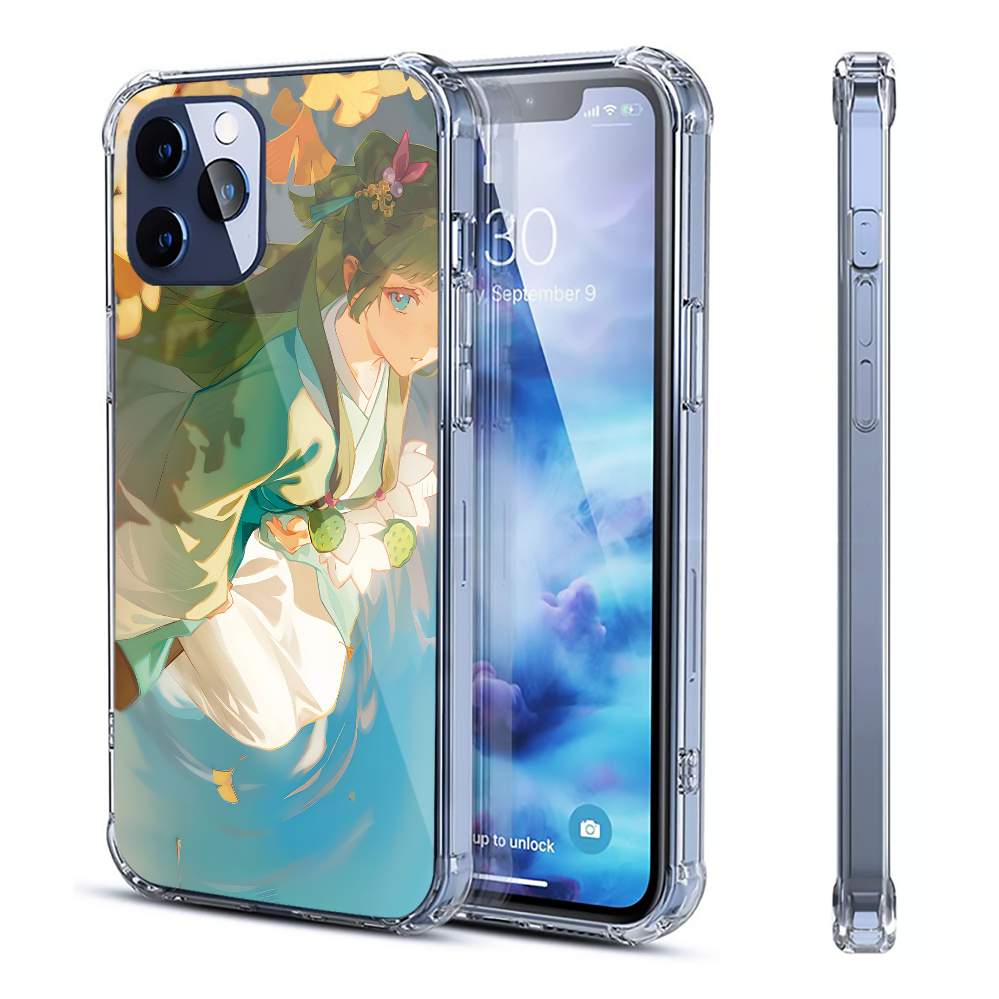 （画像用） 薬屋のひとりごと The Apothecary Diaries 【iPhone 12シリーズ対応】透明スマホケース（クリアソフトケース）